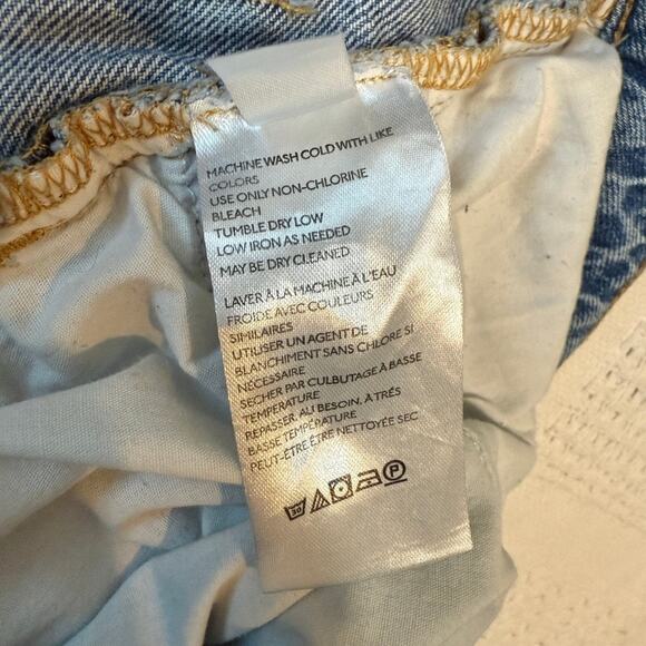 We the Free People 27 tapered cropped distressed button fly jean J2 2728 - Picture 10 of 12